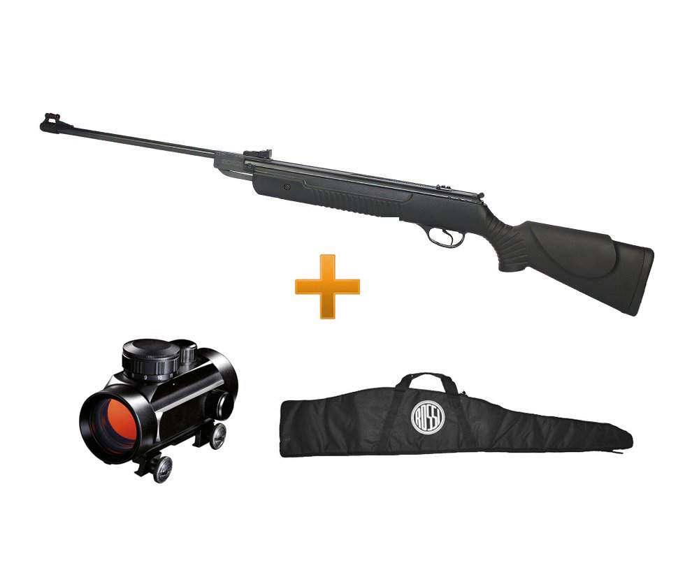 Carabina De Pressão Hatsan Ht 80 Sas 5,5 Mm + Red Dot 1x30 + Capa Rossi