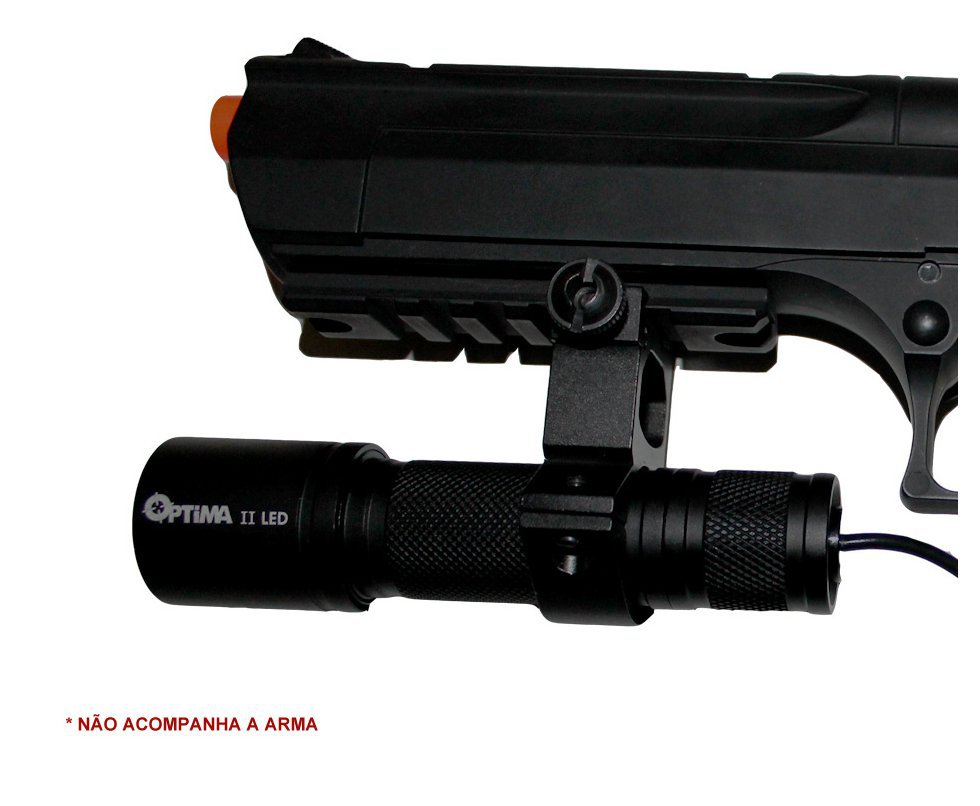 Lanterna Tática Para Carabinas E Pistolas De Pressão - Led