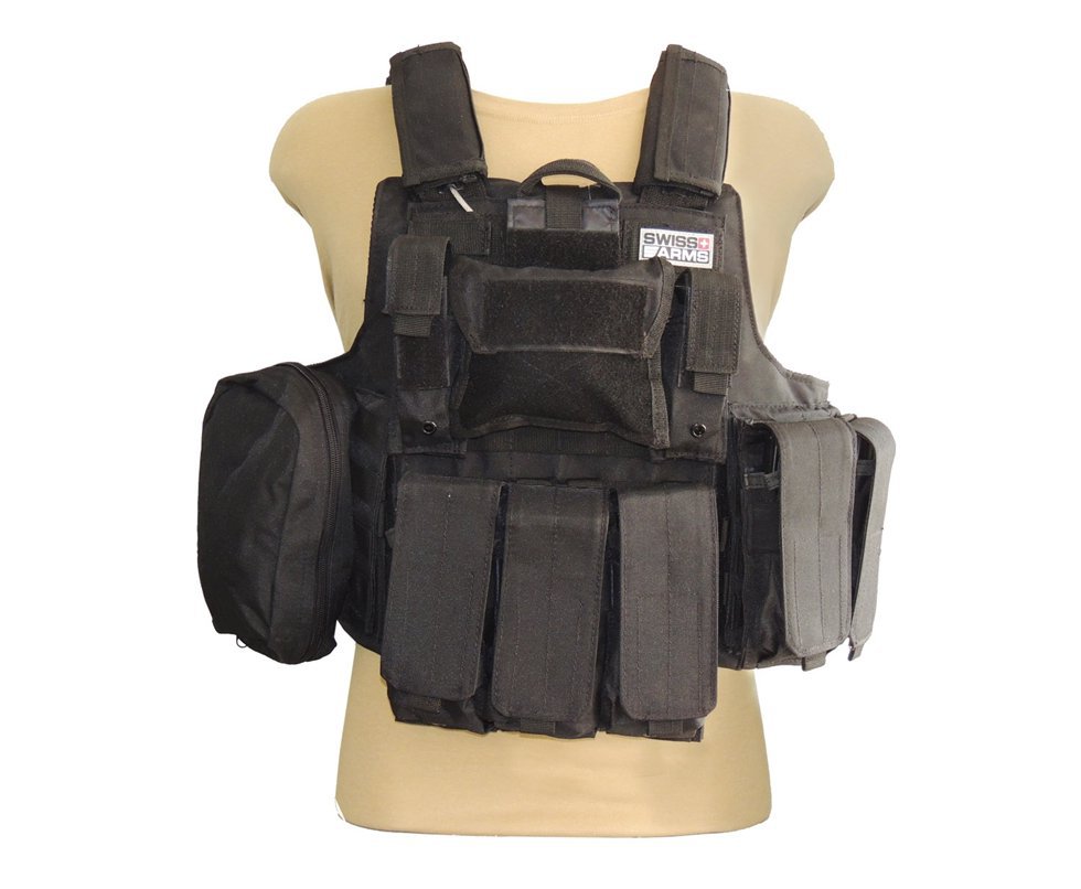 Colete De Proteção Ciras - Preto - Swiss+ Arms