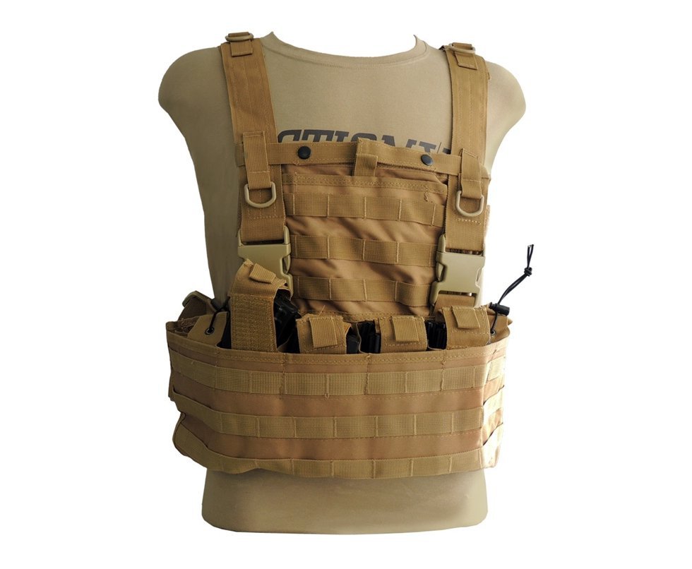 Colete De Proteção Chest Molle Desert/tan - Swiss+ Arms - Tan