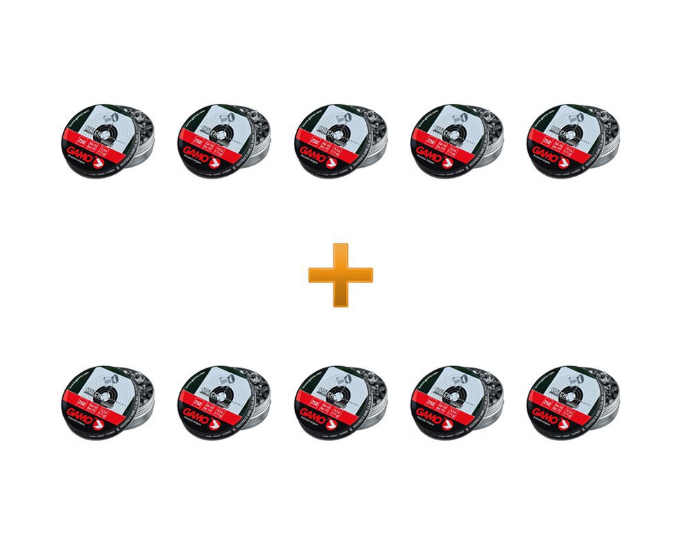 Kit Econômico Chumbinho Gamo Match 5,5 Mm (10 Latas)