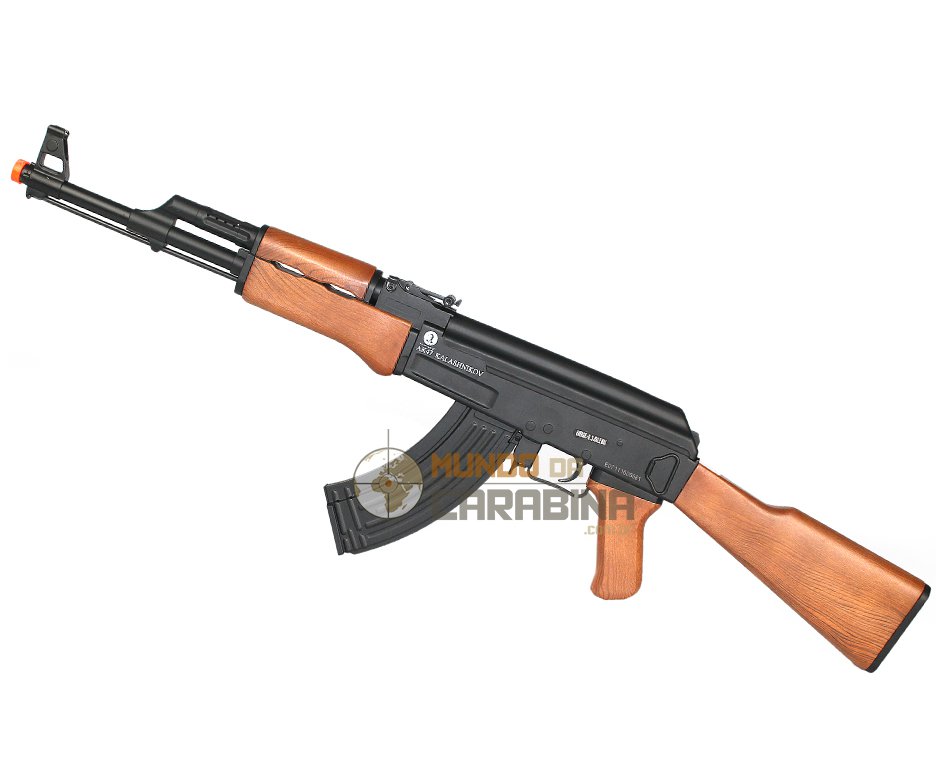 Rifle De Airsoft Ak47 Toy - Calibre 6,0 Mm - Kalashnikov (cyber Gun)