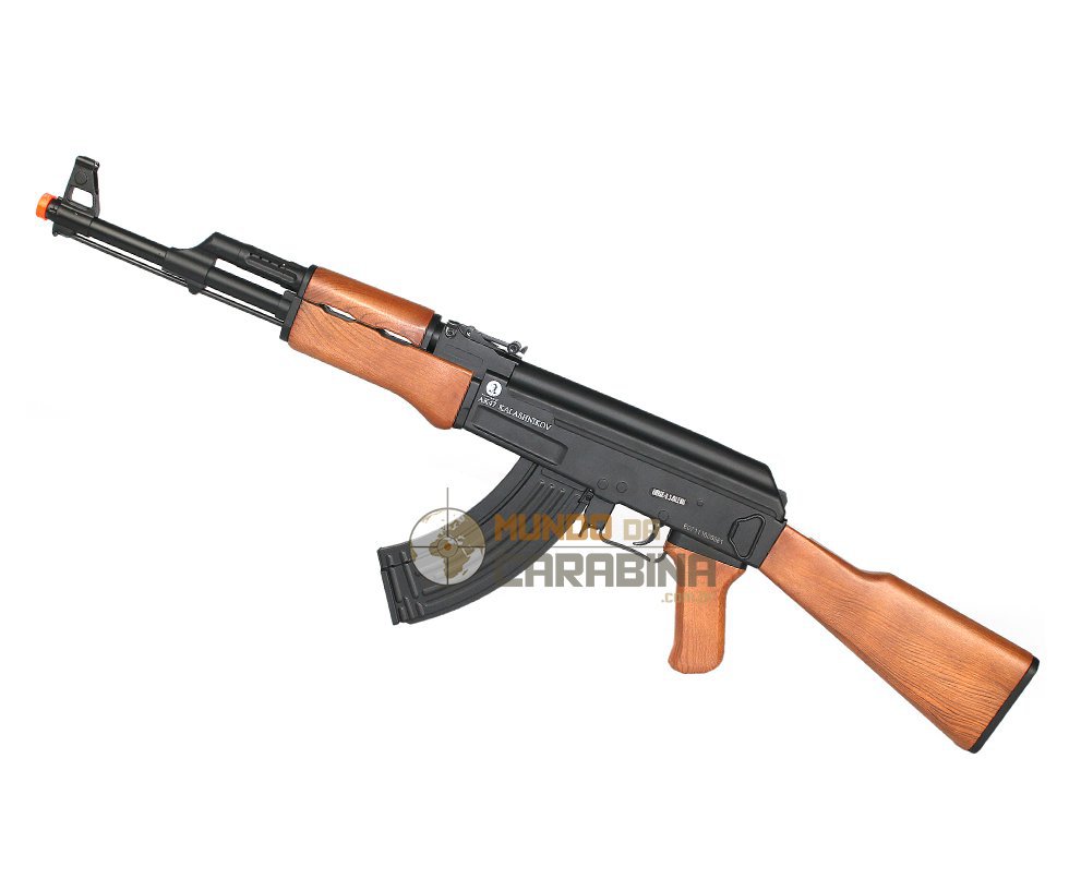 Rifle De Airsoft Ak47 Toy - Calibre 6,0 Mm - Kalashnikov (cyber Gun)