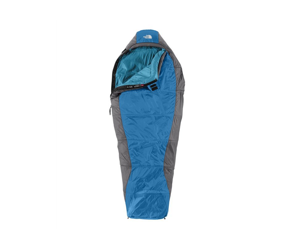 Saco De Dormir Super Cat 20°f / -7°c Azul/cinza Ziper Lado Direito- The North Face
