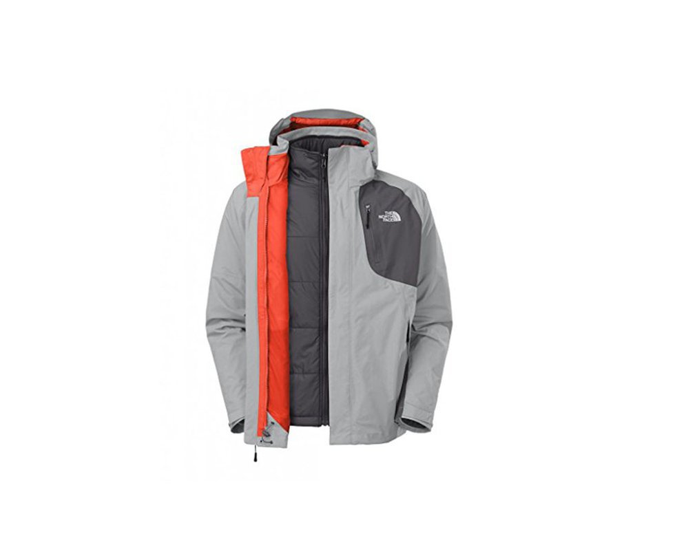 Jaqueta Carto Triclimate Masculina - Cinza Claro - The North Face