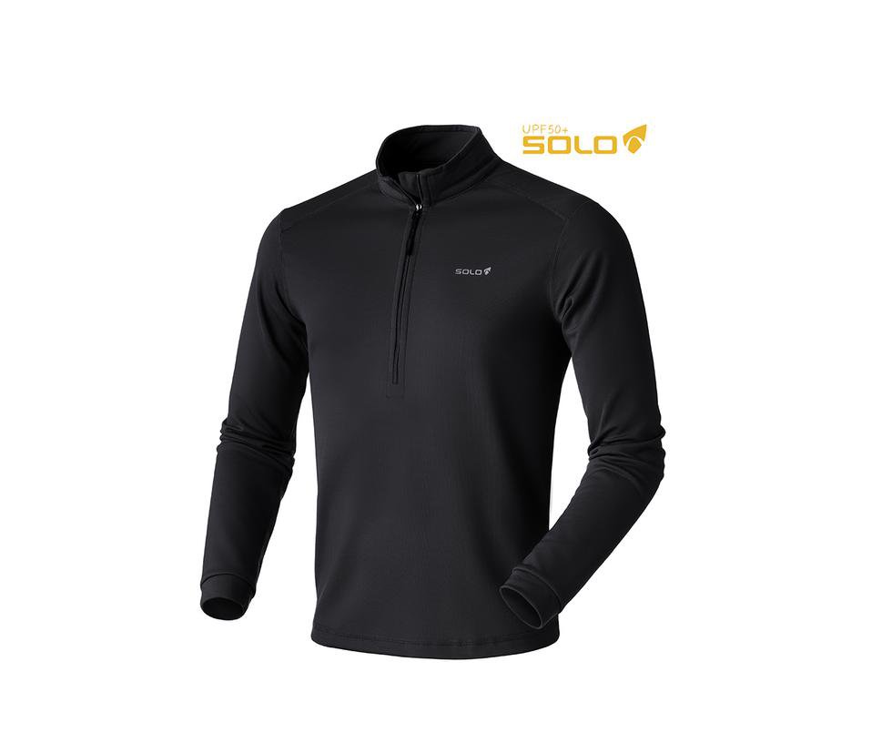Blusa X-thermo Ds Zip - Preto - Solo