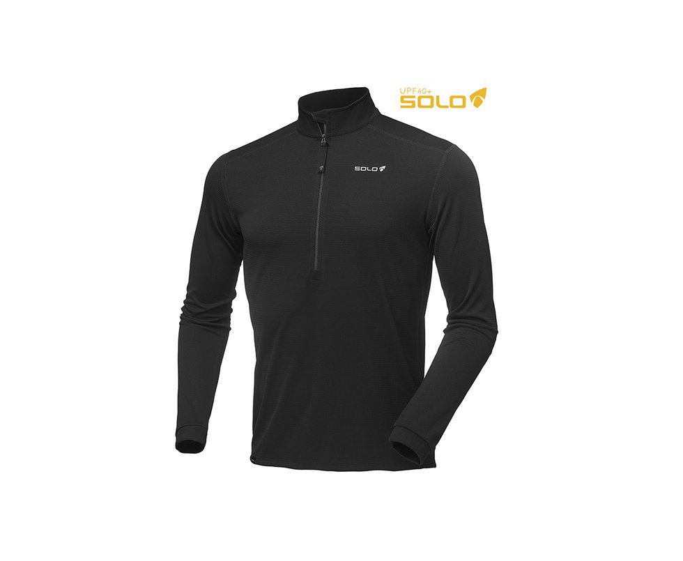 Blusa X-sensor Zip - Preta - Solo - P