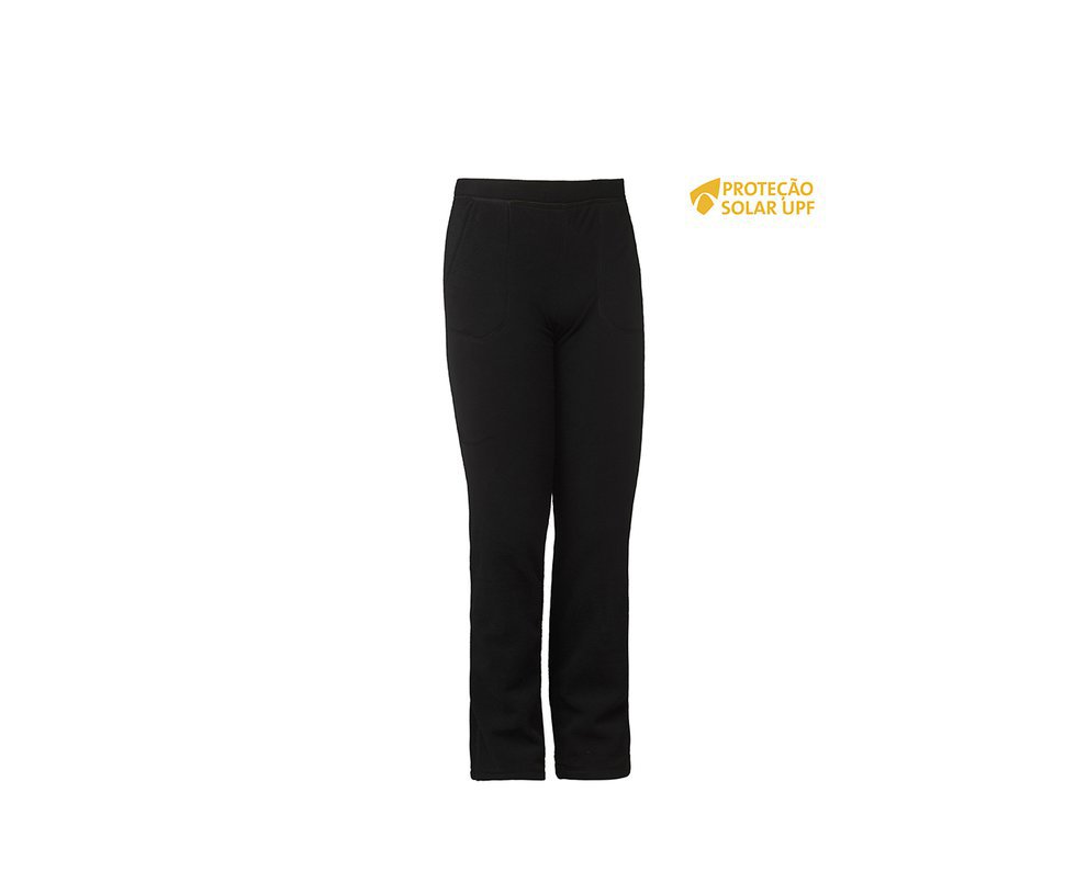 Calça Microfleece Kids - Preto - Solo - 8