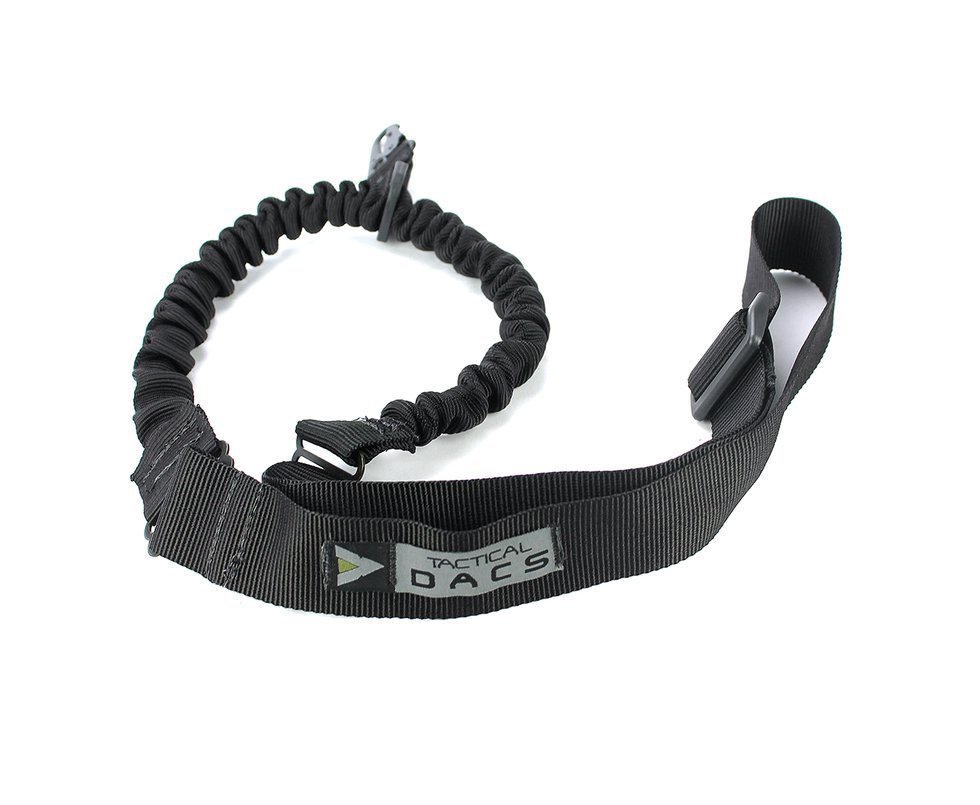 Bandoleira Dacs Em Nylon - 1 Ponta Com Elástico Preta