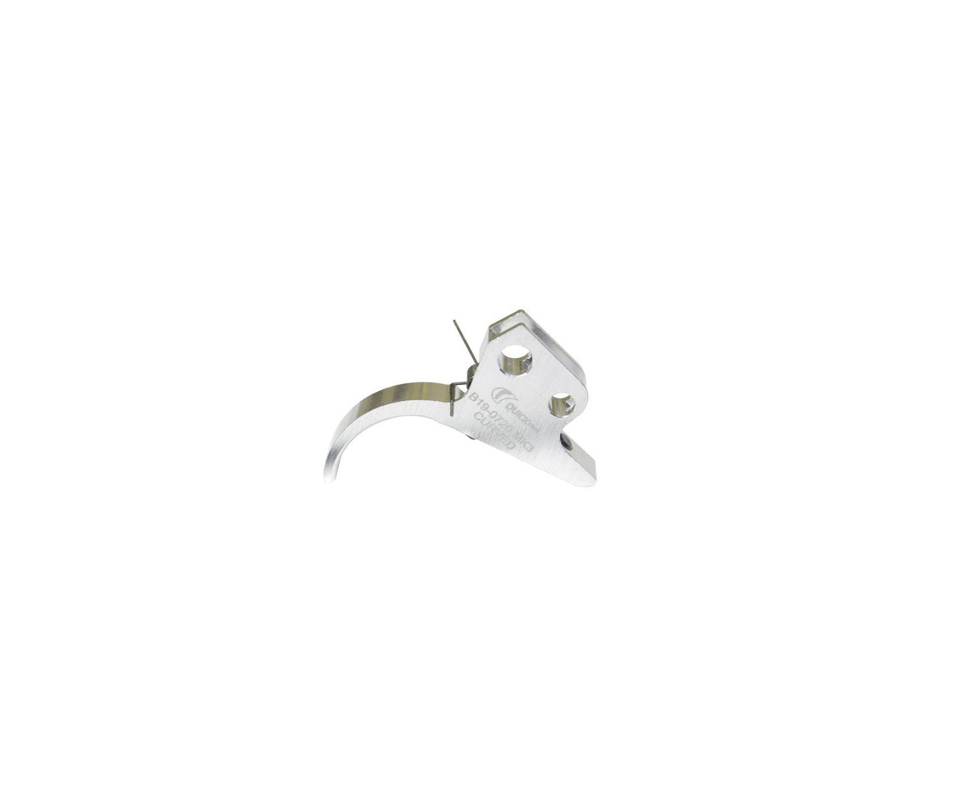 Lâmina De Gatilho Ajustável Bam/cbc B19 Prata Mk3 Curved - Quickshot