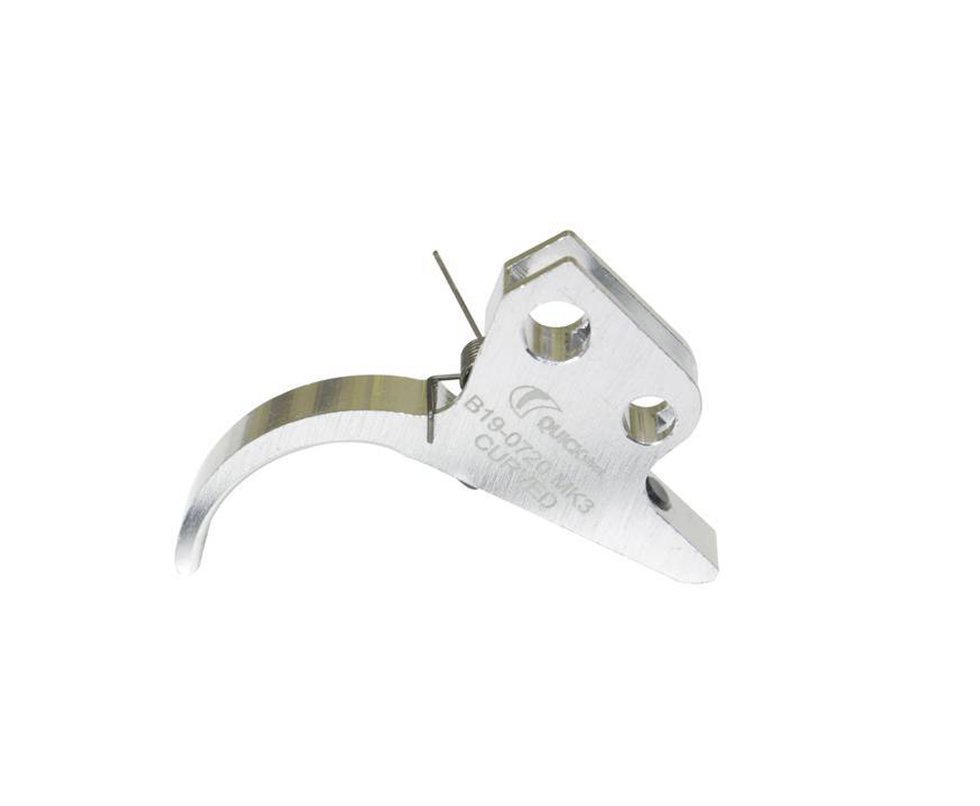Lâmina De Gatilho Ajustável Bam/cbc B19 Prata Mk3 Curved - Quickshot