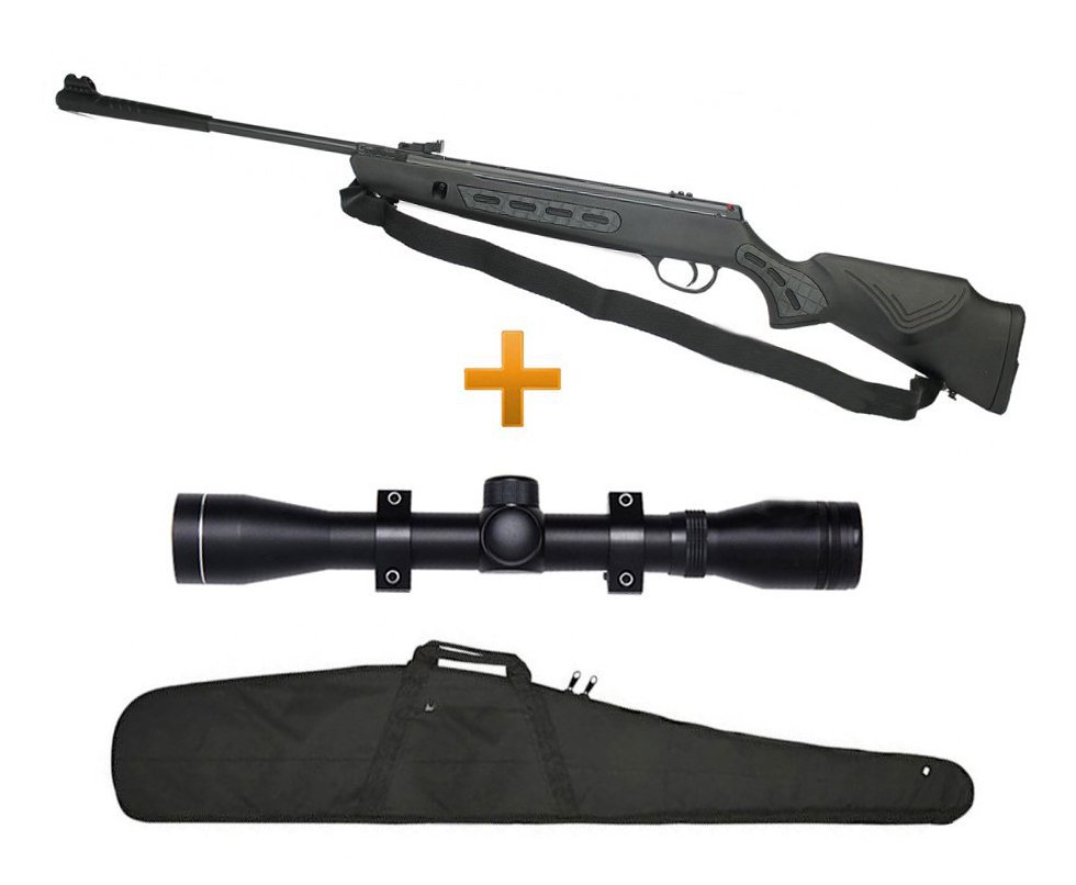 Carabina De Pressão Hatsan Striker 1000s 5,5mm + Luneta 4x32 + Capa