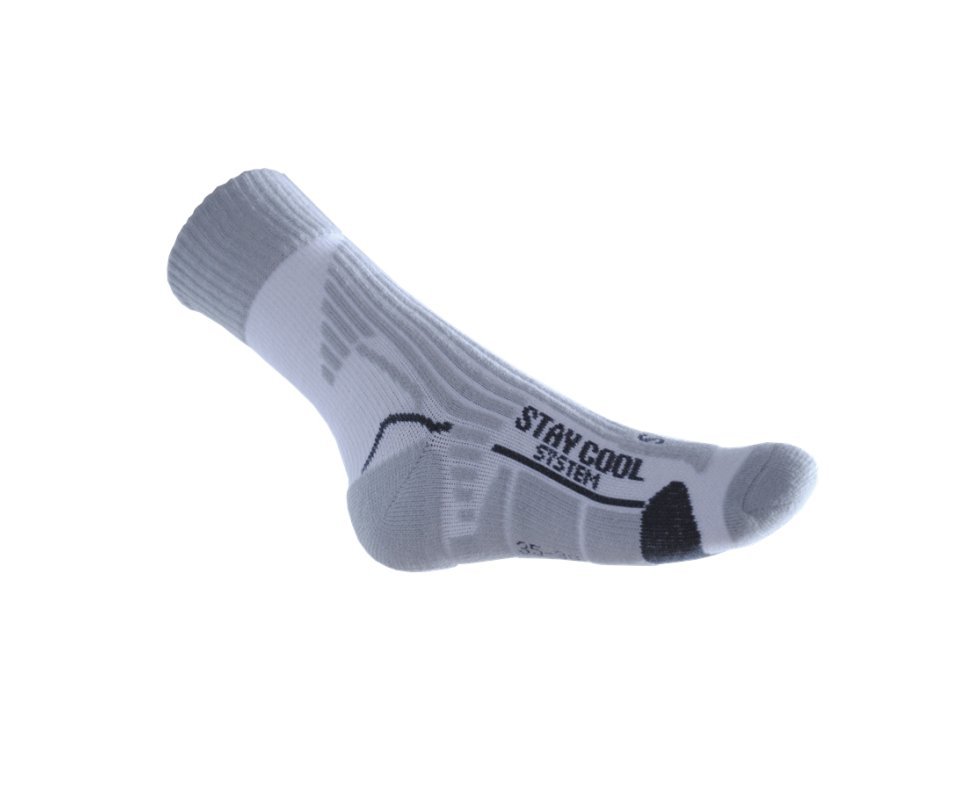 Meia Adrenaline 35-38 Branco /cinza - Guepardo