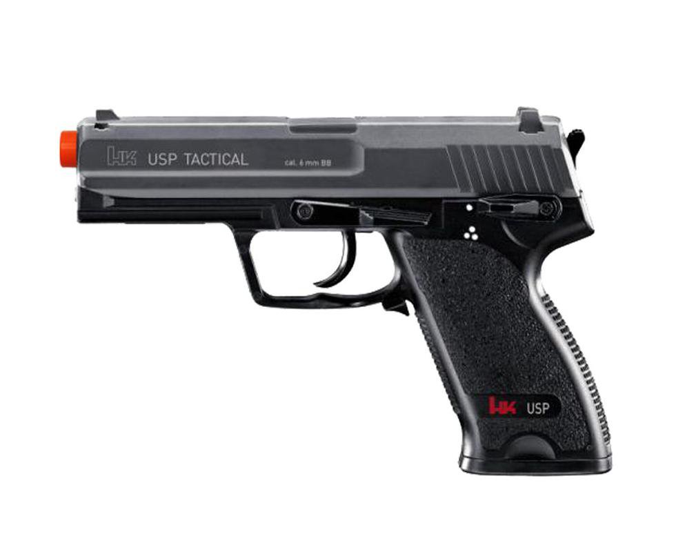 Pistola De Airsoft Eletrica Hk Usp Tactical - Calibre 6,0 Mm - Semi Metal - Umarex