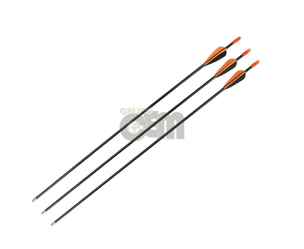 Conjunto Com 03 De Flecha Fibra De Vidro 28" - Barnett