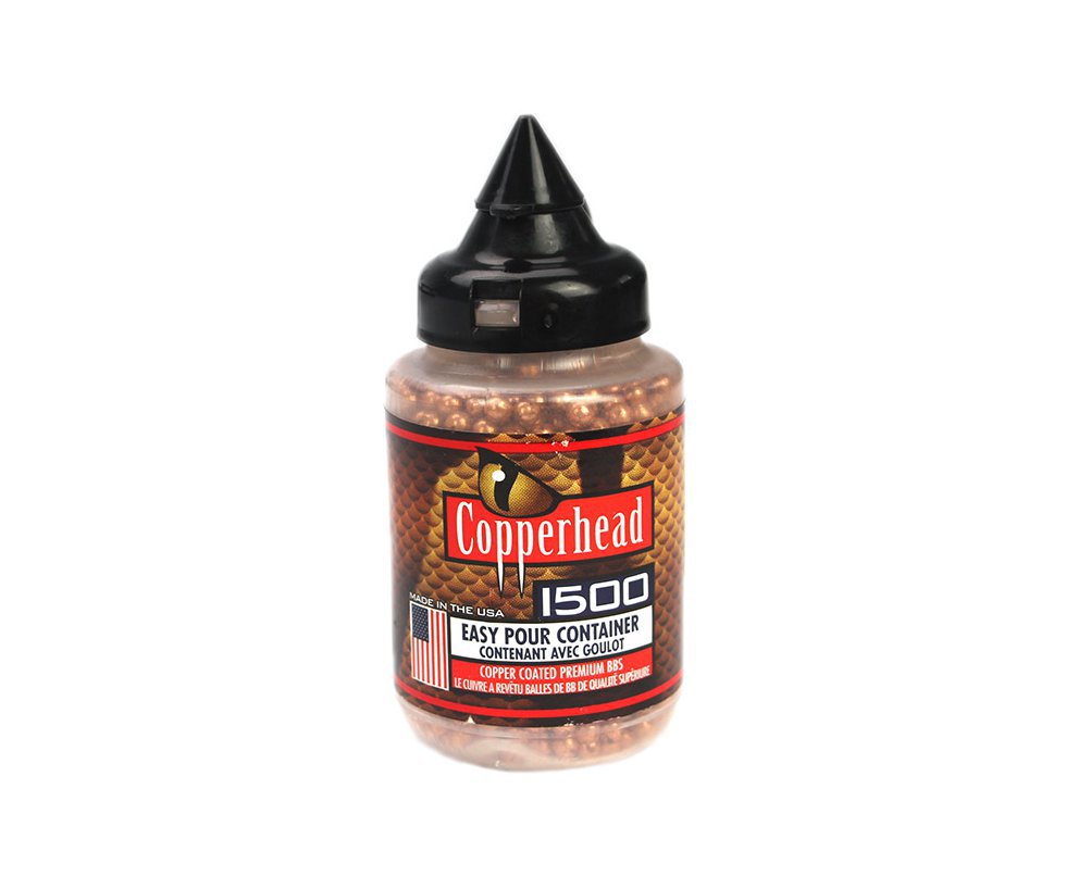 Esferas Metálicas Copperhead - Calibre 4,5 Mm - 1500 Unidades - Crosman