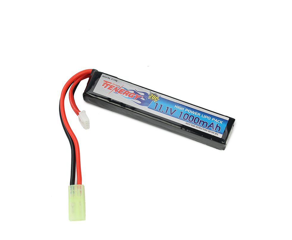 Bateria Lipo Compacta 11,1volt 1000mah 3s 20c - Tenergy