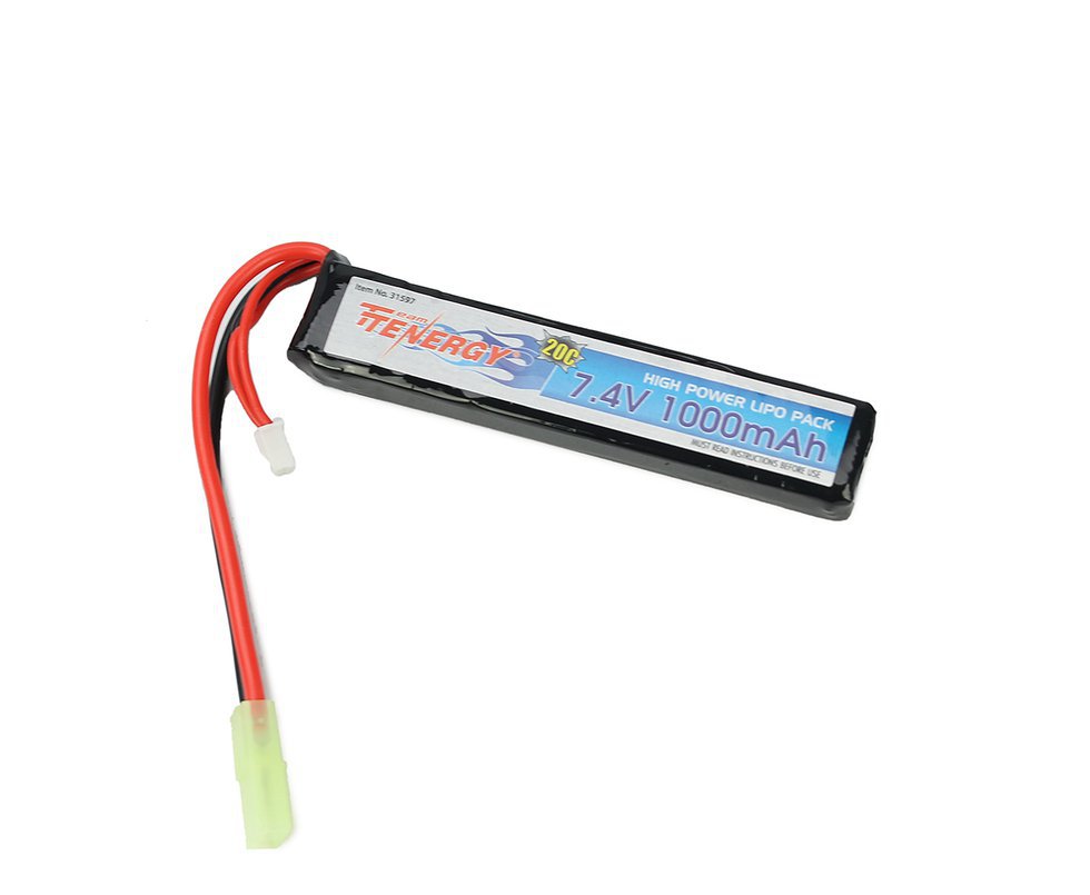 Bateria Lipo Compacta 7,4volt 1000mah 2s 20c - Tenergy