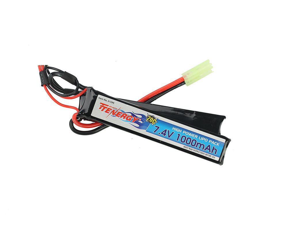 Bateria Lipo 7,4volt 1000mah 2s 20c - Tenergy