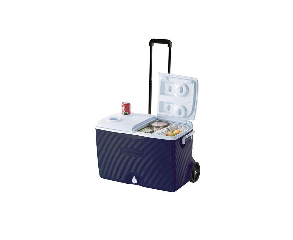 Cooler 60 Qt / 56,8 Lt Com Rodas Azul - Rubbermaid