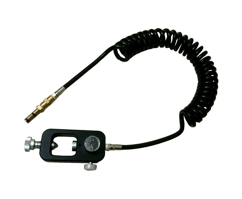 Estação De Recarga Tipo Yoke - Adaptador Para Cilindro Scuba + Mangueira