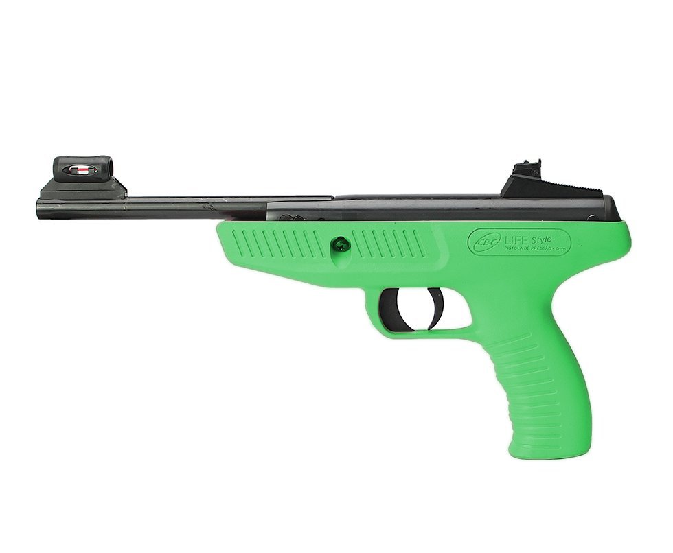 Pistola De Pressão Cbc Life Style Verde - Calibre 4,5 Mm