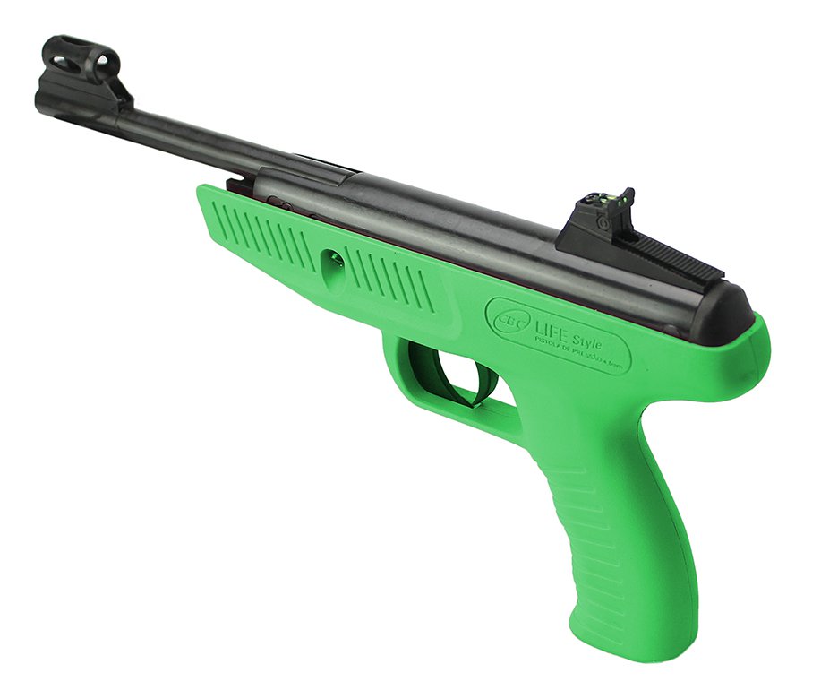 Pistola De Pressão Cbc Life Style Verde - Calibre 4,5 Mm