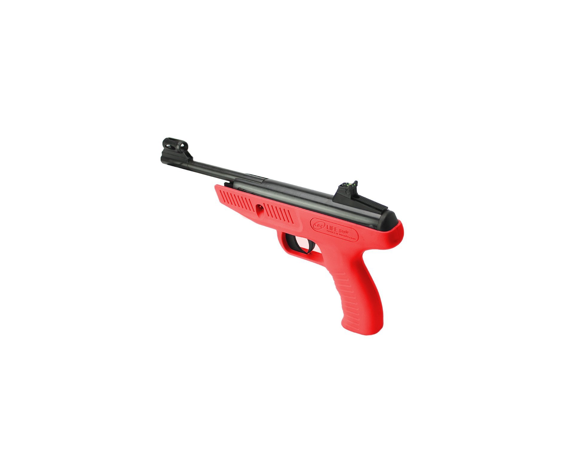 Pistola De Pressão Cbc Life Style Vermelha - Calibre 4,5 Mm