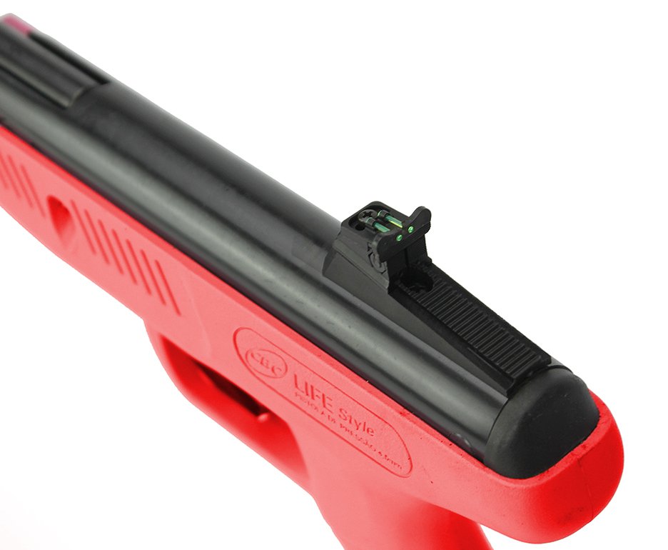 Pistola De Pressão Cbc Life Style Vermelha - Calibre 4,5 Mm