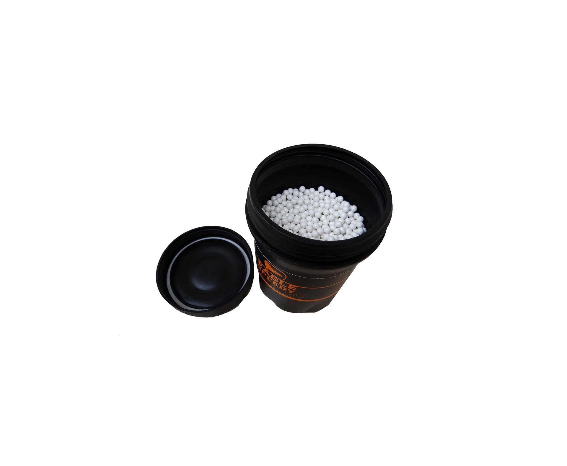 Esfera Plastica De 6mm De 0,20g Pote Com 4000un - Branca - Eagle Speedy