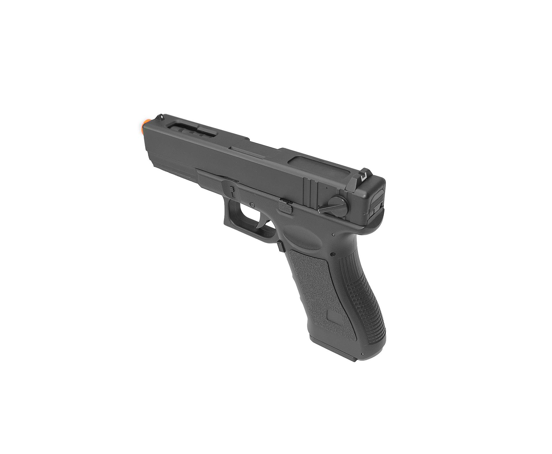 Pistola De Airsoft Eletrica Glock G18c + Magazine Estendido + Case Deluxe - Calibre 6,0 Mm - Cyma