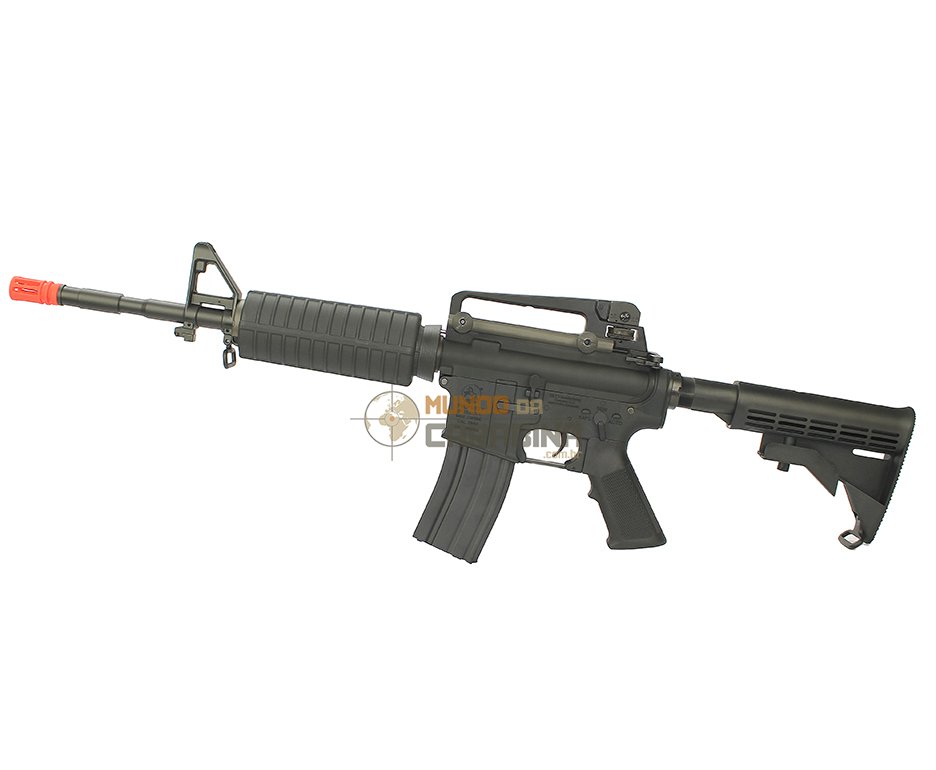 Rifle De Airsoft M4a1 Ultra Grade Cal 6.0mm Bivolt + Colete Molle + Esfera 0,20g - King Arms