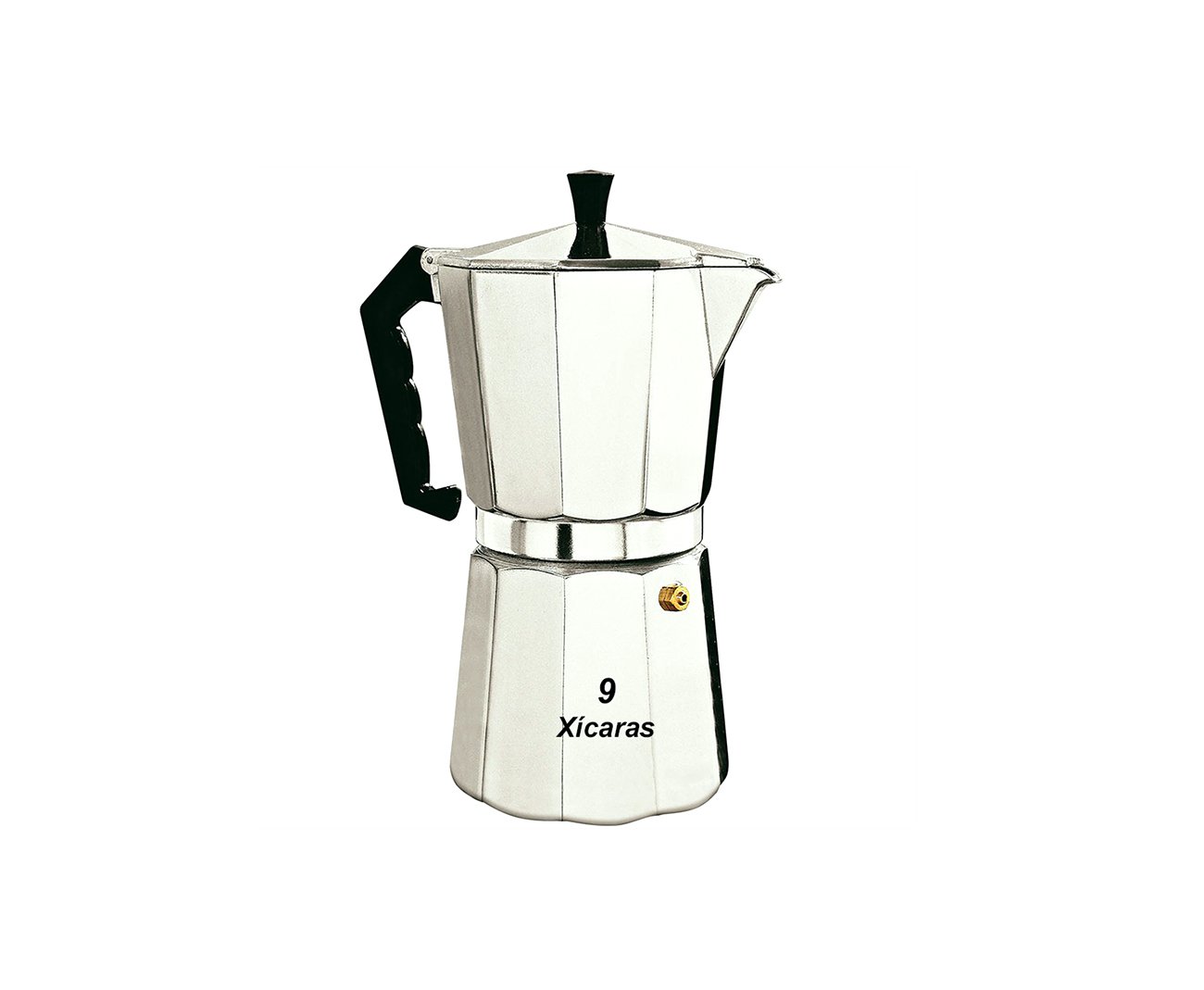 Cafeteira Italiana - 9 Xicaras - Aluminio - Soprano