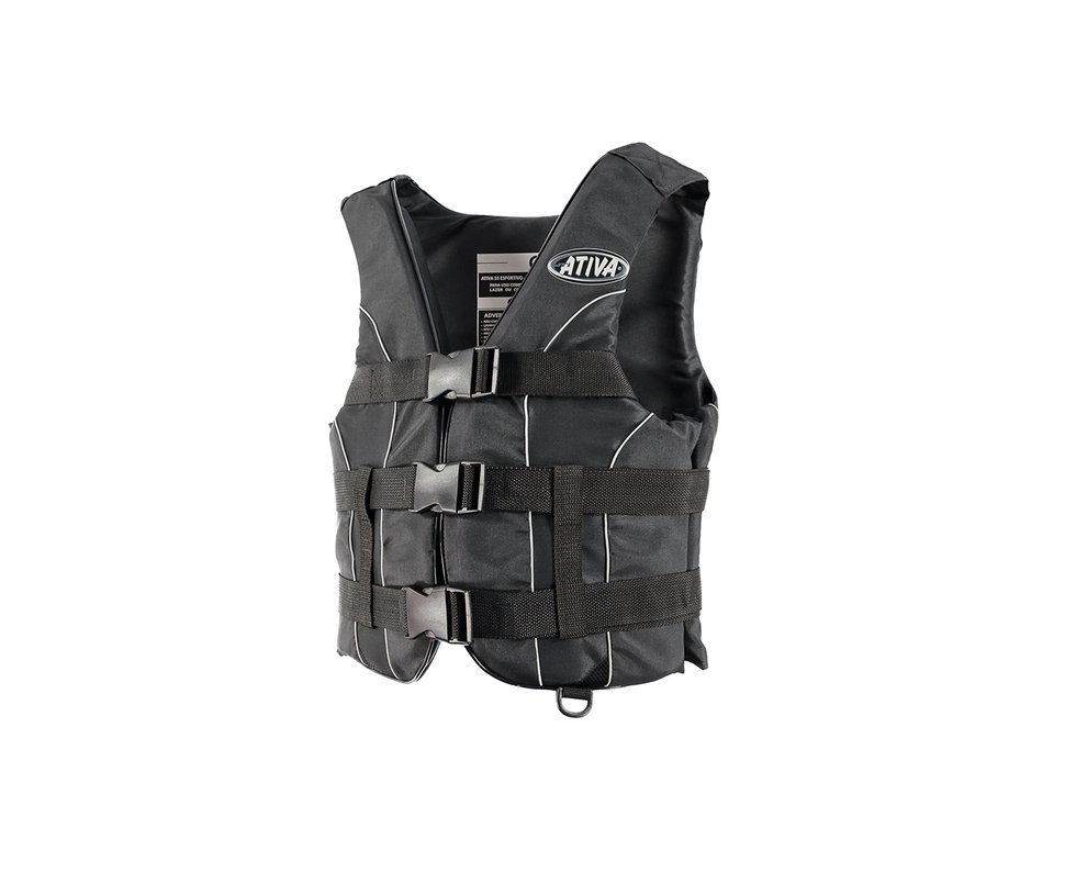 Colete Salva Vidas Nautico Ativa 55 - Preto - Ativa