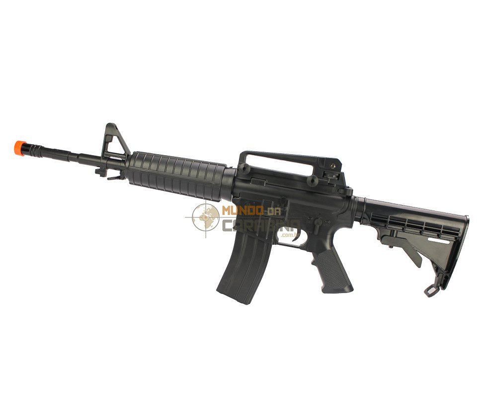 Rifle De Airsoft Colt M4a1 - Spring - Calibre 6,0 Mm - Cyber Gun