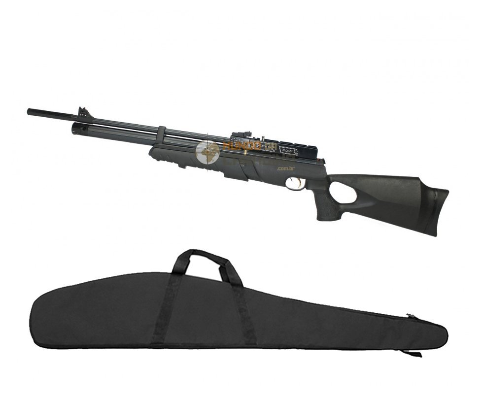 Carabina De Pressão Hatsan Pcp At44-10pax - Cal. 5,5mm (pump Action) + Capa 46" - Hatsan