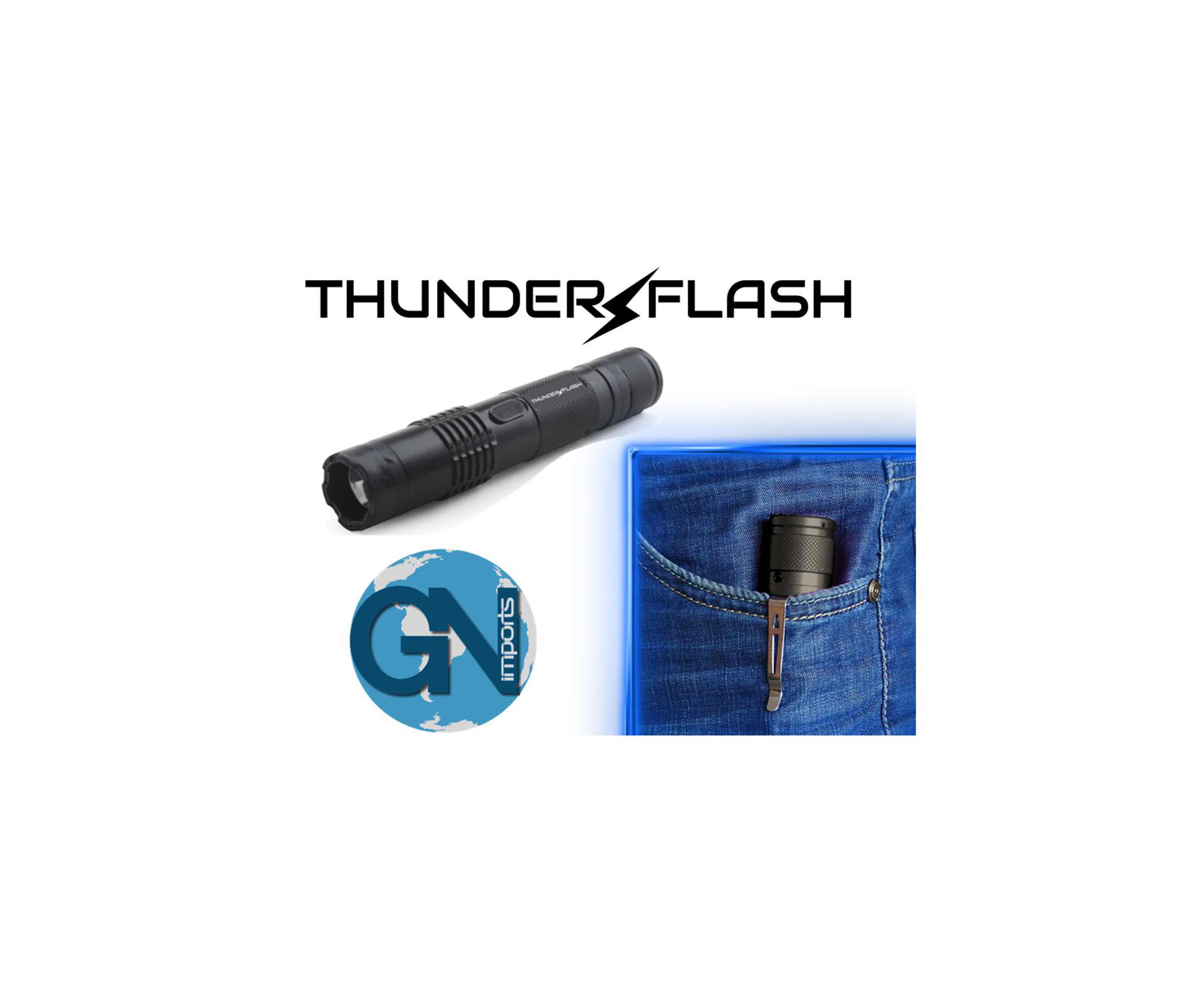Aparelho De Choque Thunder Flash + Lanterna Tatica Portatil - Gn Imports