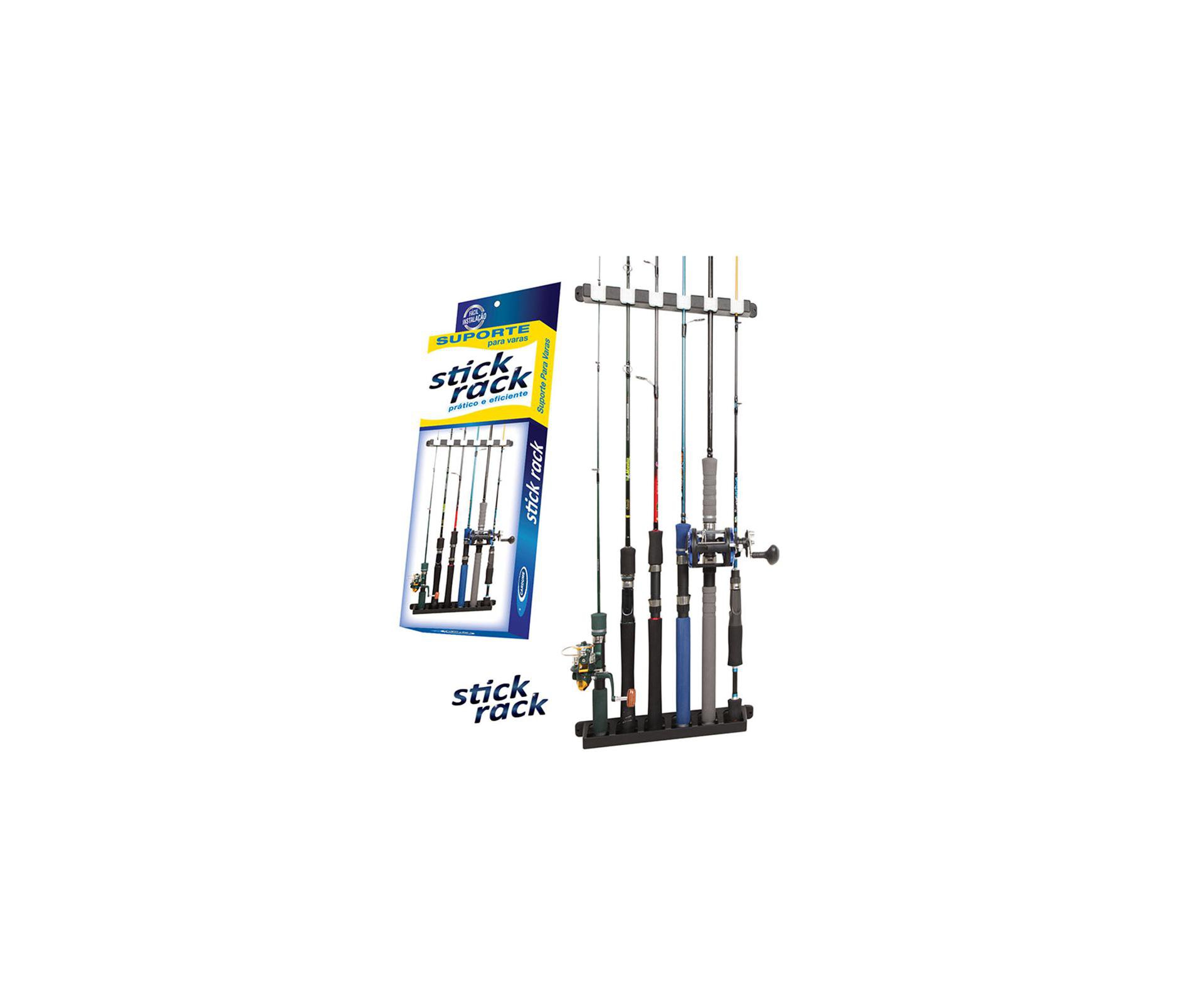 Stick-rack - Suporte De Parede Para 6 Varas Pesca - Cardume