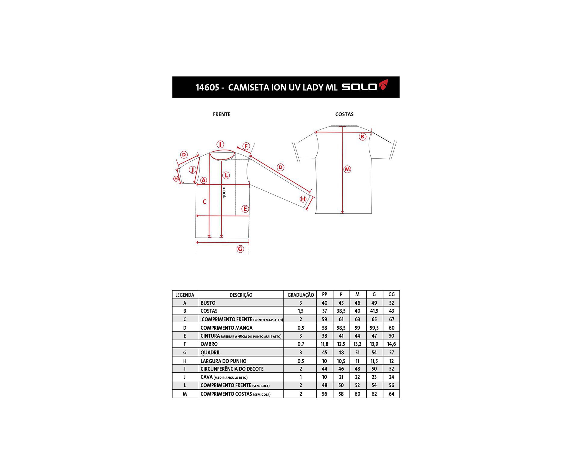 Camiseta Ion Uv Ml Lady Am Siciliano - Proteção Uva/uvb 50+ Fps - Solo - PP