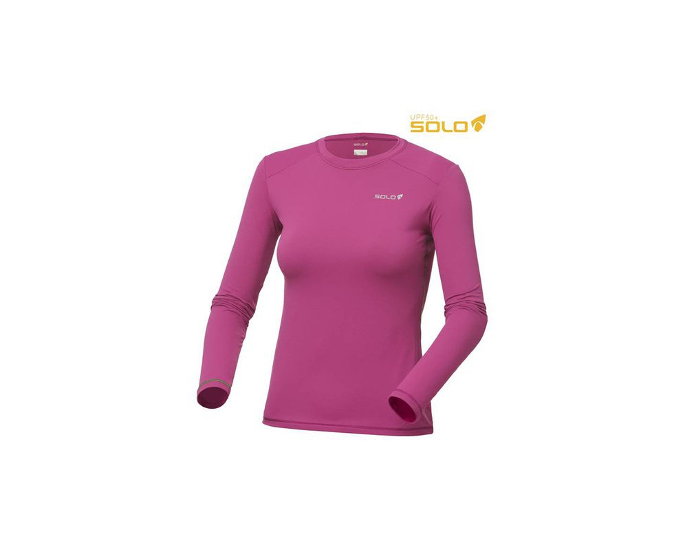 Camiseta Ion Uv Ml Lady Rs Fucsia - Proteção Uva/uvb 50+ Fps - Solo - PP