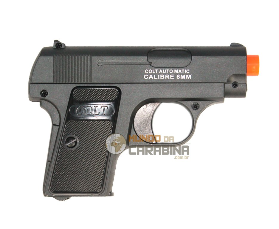 Pistola De Airsoft Colt 25 - Full Metal - Cal 6,0 Mm