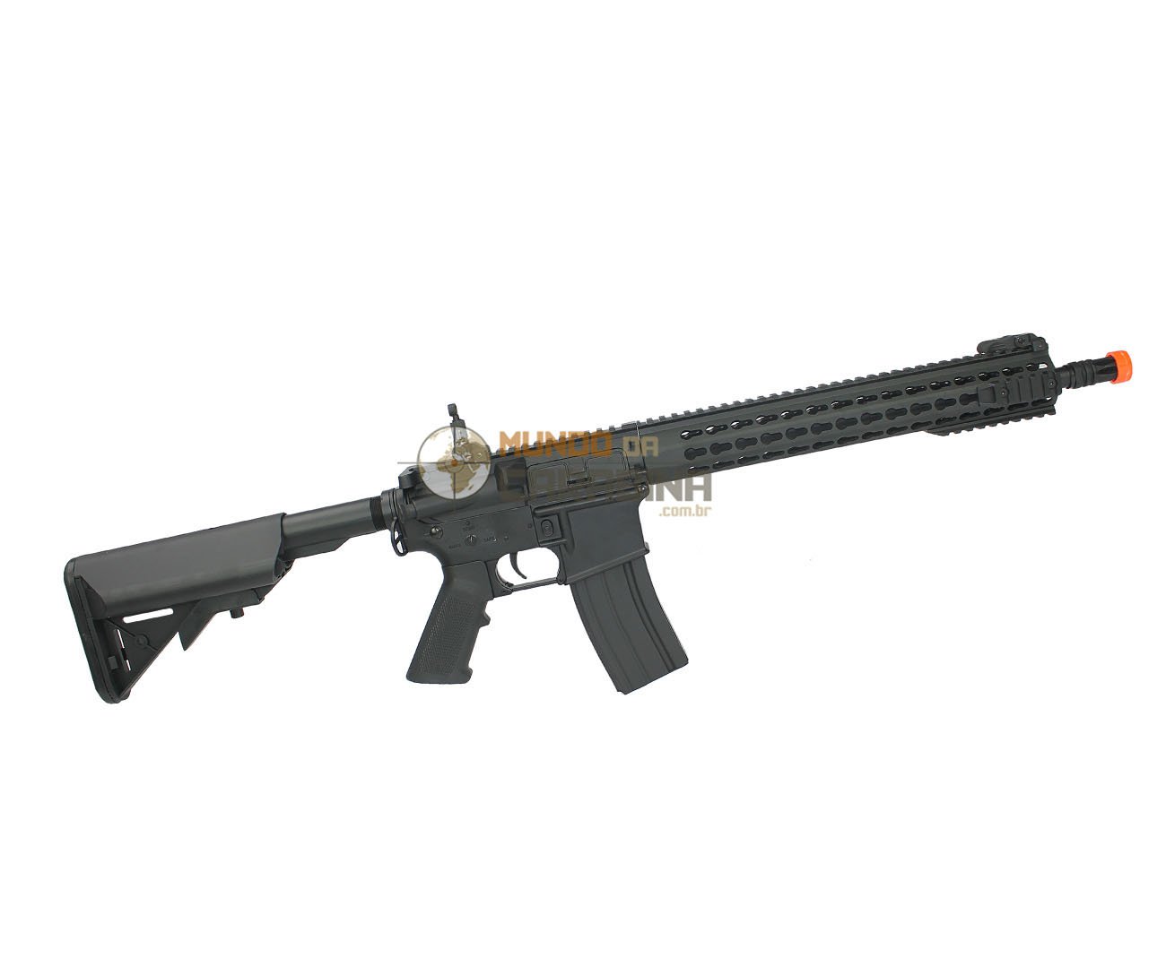 Rifle De Airsoft Colt M4a1 Long Keymod Full Metal Cal 6,0 - Cyber Gun