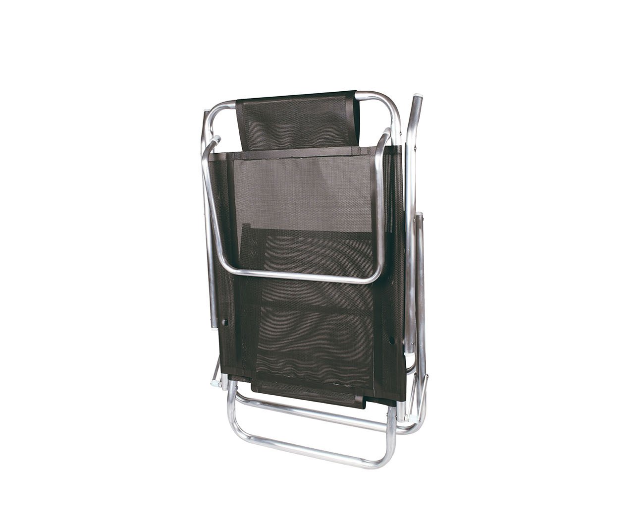 Cadeira Reclinável 5 Posições Em Alumínio - Preta - Mor