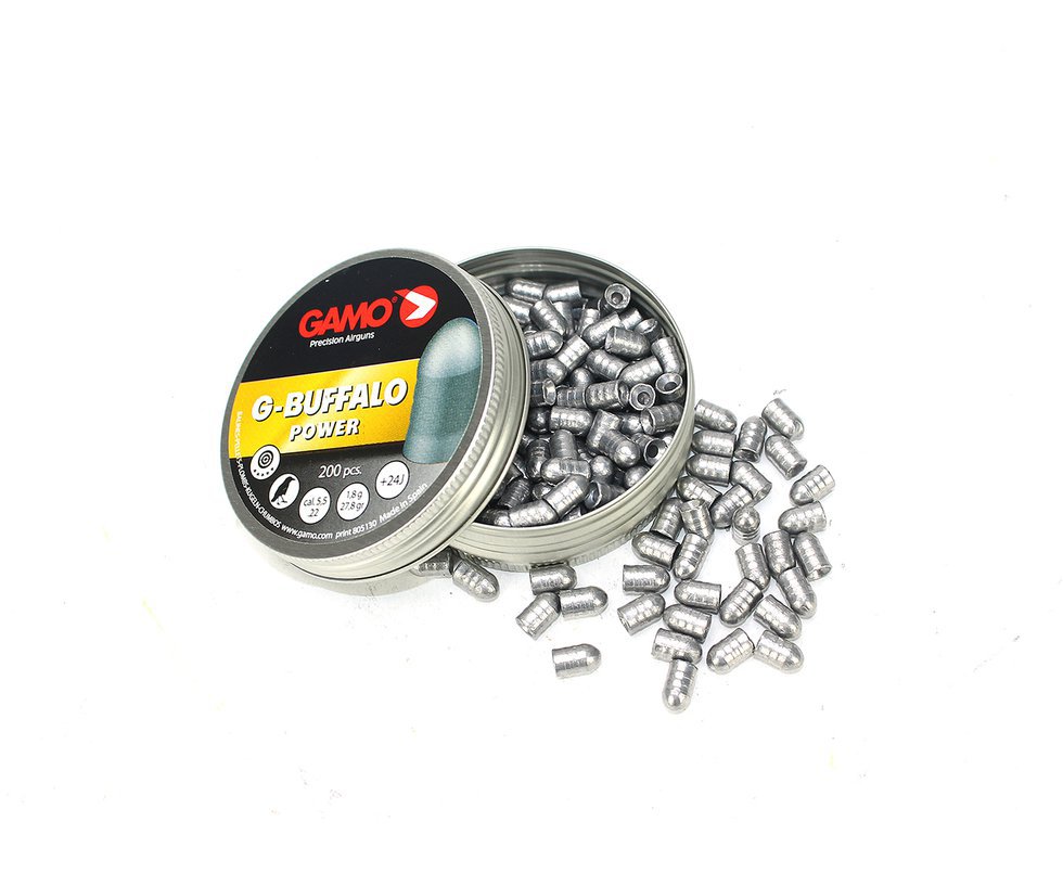 Chumbinho G-buffalo Power Impacto/destruição 5,5mm (200un) - Gamo