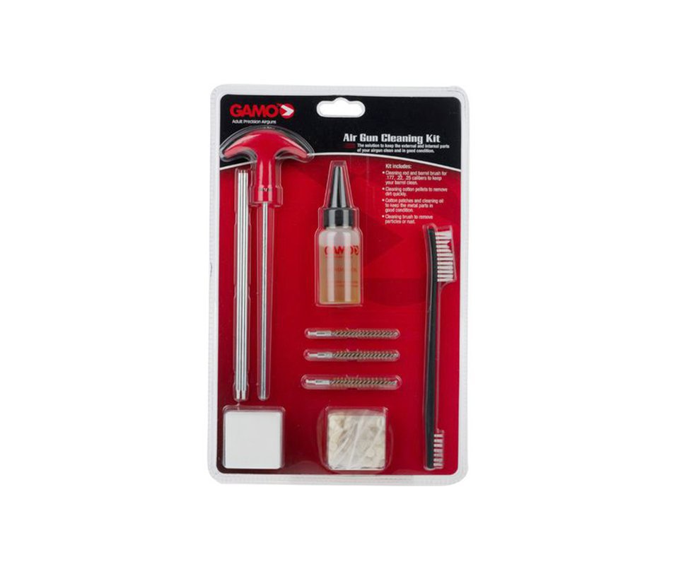 Kit De Limpeza Para Carabinas De Pressão Universal - Cal 4,5 / 5,5 E 6,35mm - Gamo