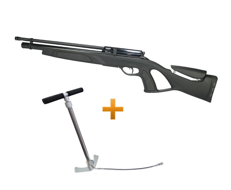 Carabina Pcp Gamo Coyote Black Cal 5,5mm + Bomba Hand Pump Inox - Gamo