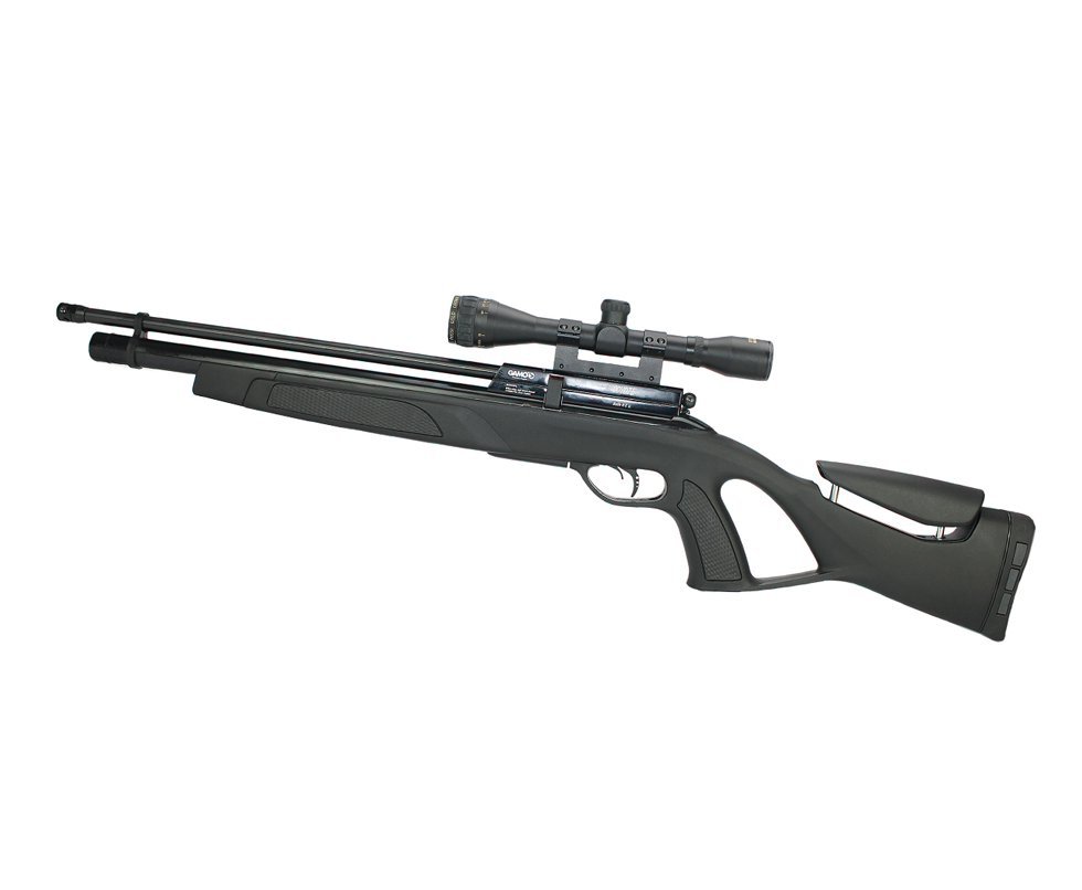 Carabina Pcp Gamo Coyote Black Cal 5,5mm + Luneta 4x34 Gold Crow Rossi - Gamo