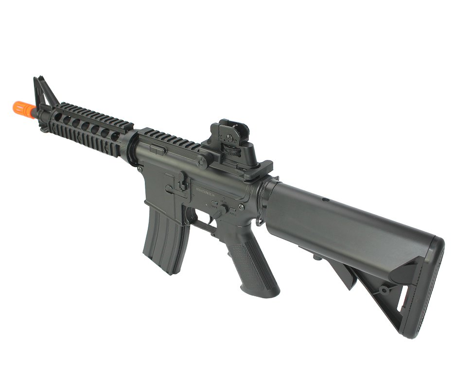Rifle De Airsoft M4a1 Cqb Ris Cm506 Cal 6mm - Eletrico Bivolt + 4000 Esferas 0,20g + Capa - Cyma
