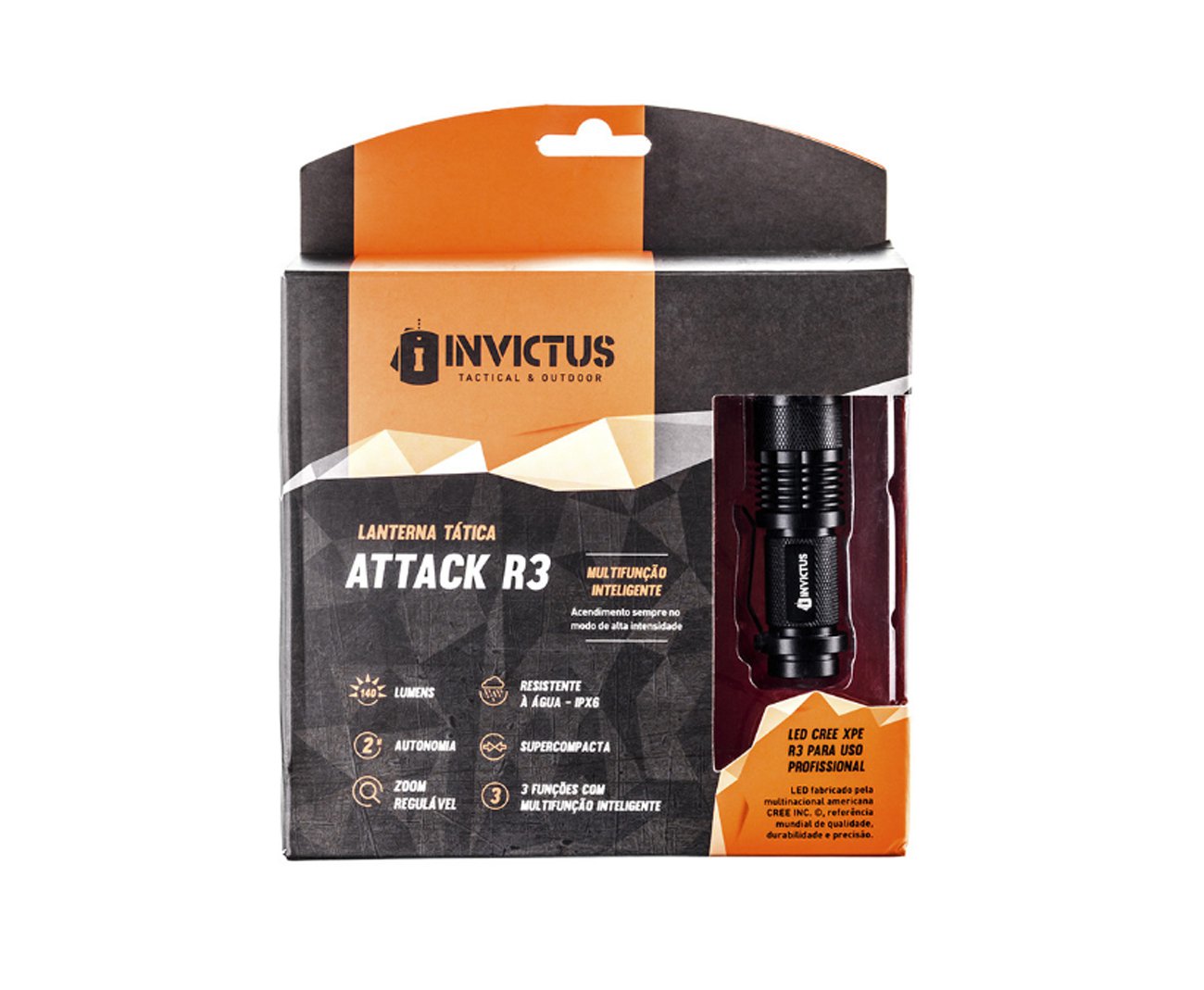 Lanterna Invictus Attack R3 - Invictus