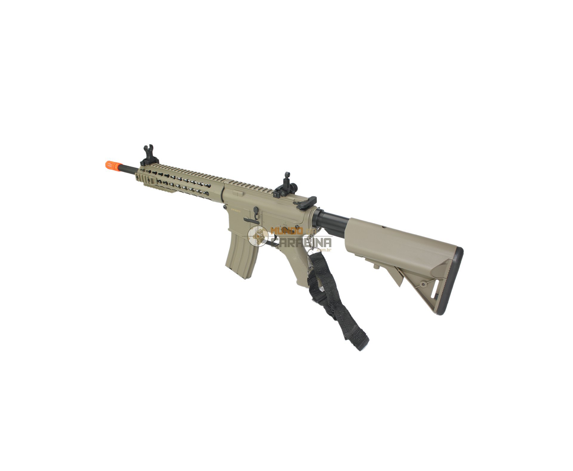 Rifle De Airsoft M4a1 Ris Tan Cal 6mm - Bivolt - Cm515 - Cyma